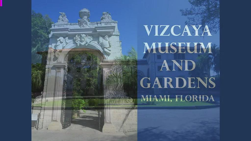 'Video thumbnail for Vizcaya Museum and Gardens Miami Florida'